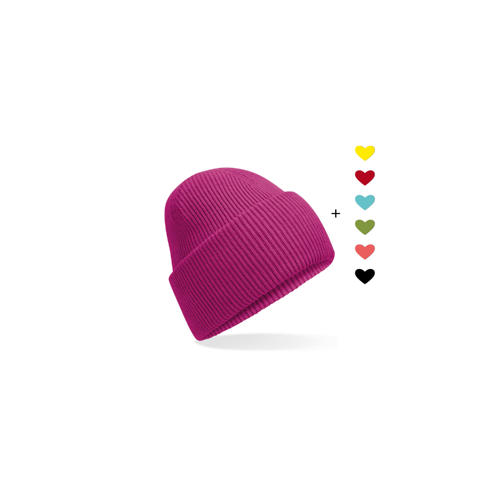 HerzBeanie // Fuchsia