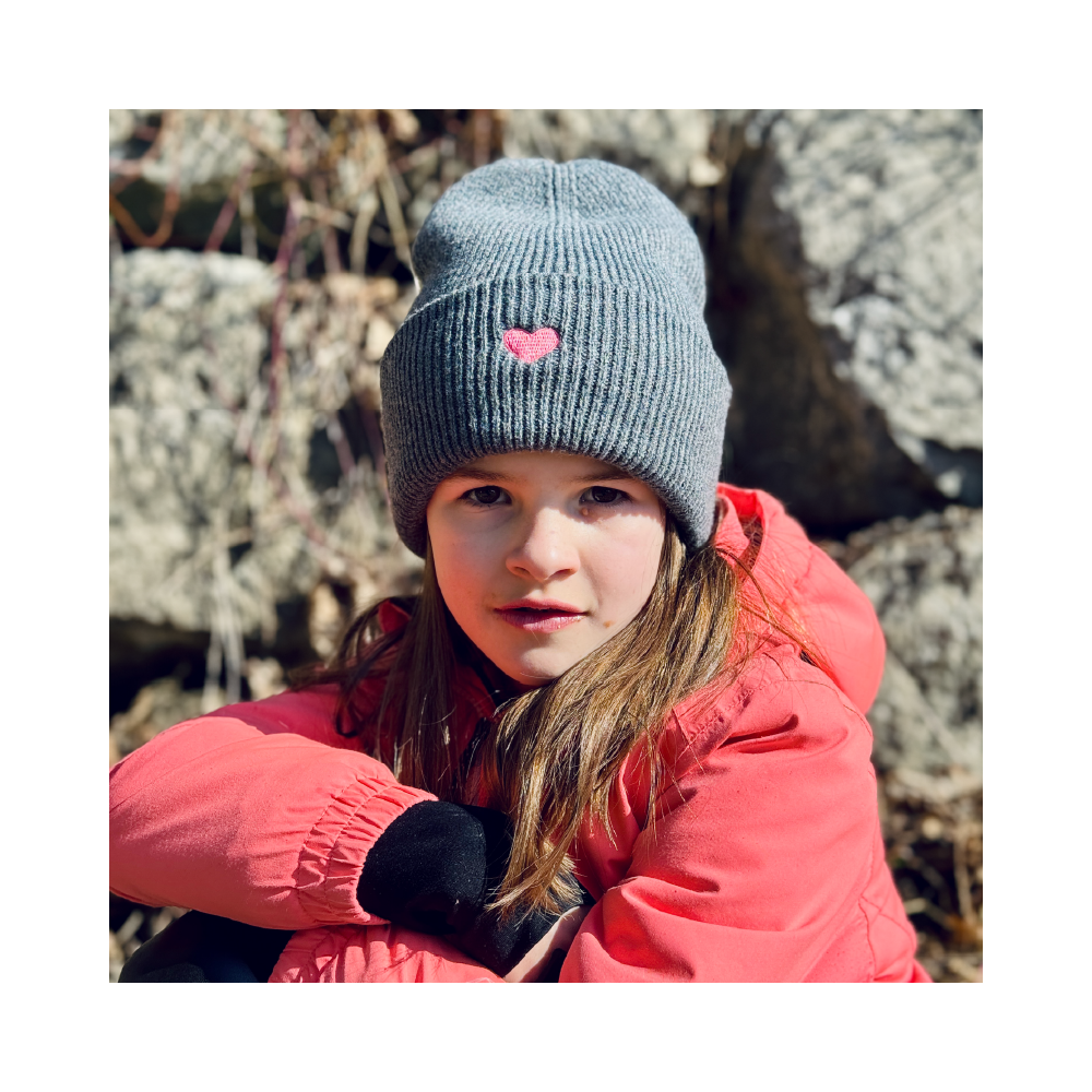 HerzBeanie // Granit