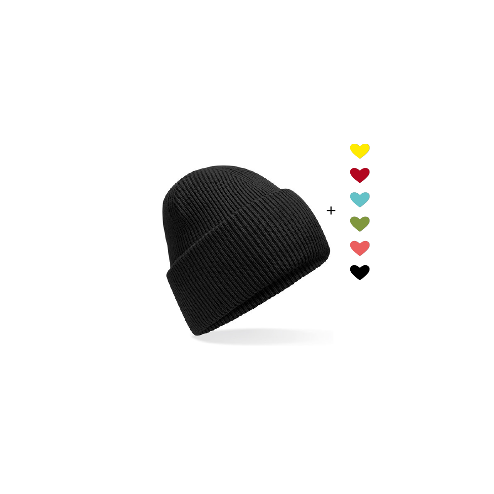 HerzBeanie // Schwarz