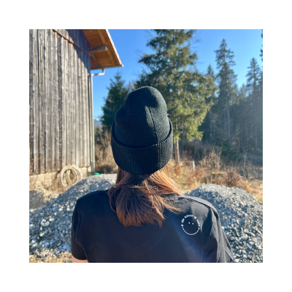 HerzBeanie // Schwarz