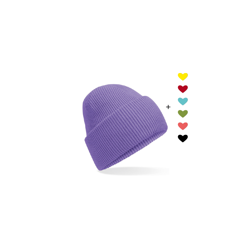 HerzBeanie // Violett