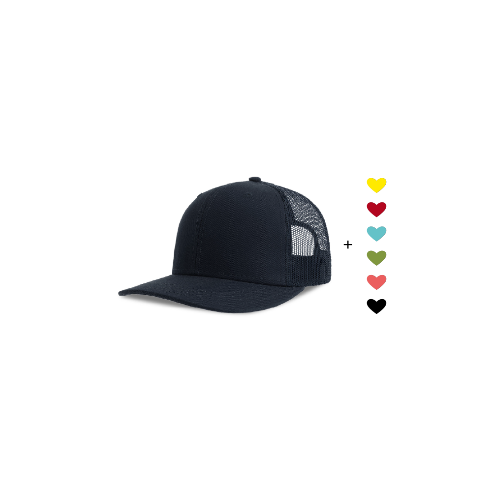 HerzCap Trucker // Nachtblau-Nachtblau