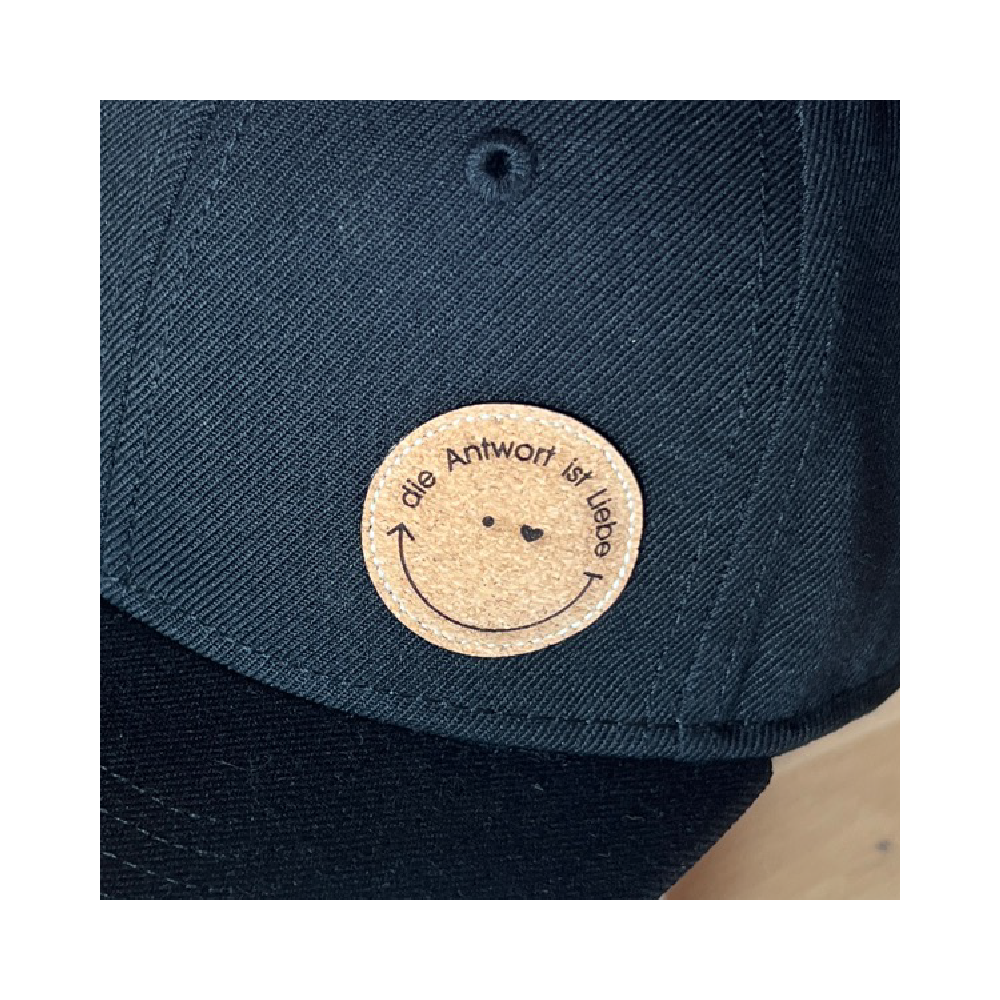 HerzCap Street Smiley Kids // Black Beat