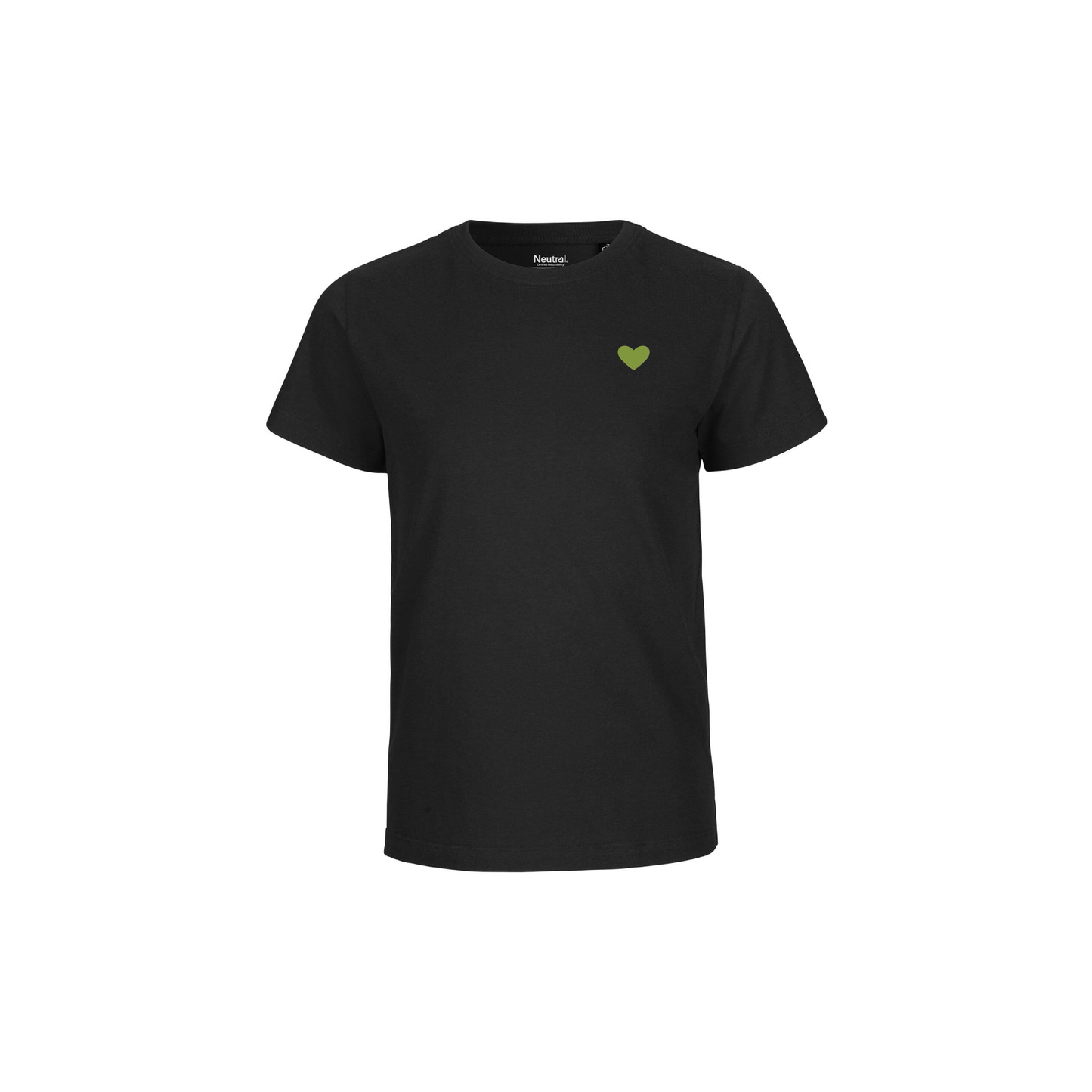 HerzShirt Kids // Schwarz