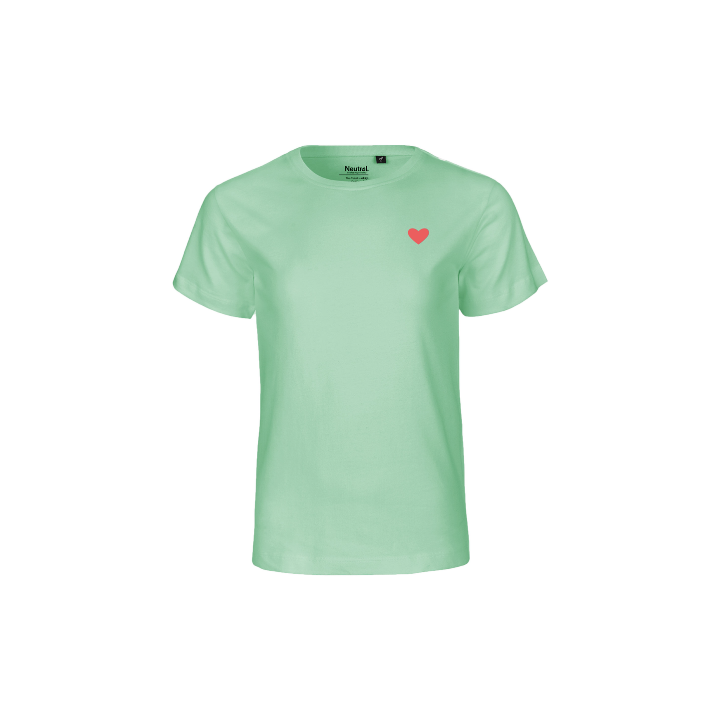 HerzShirt Kids // Mintgrün