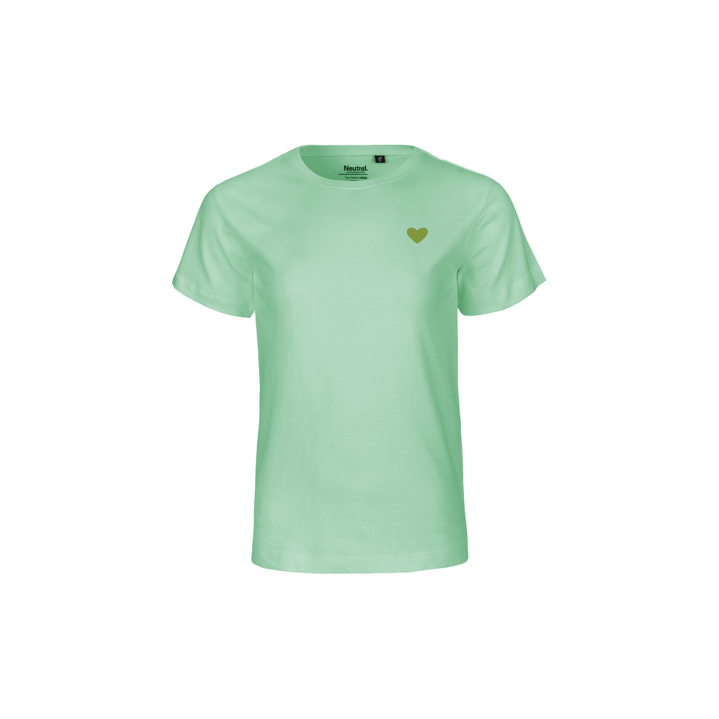 HerzShirt Kids // Mintgrün