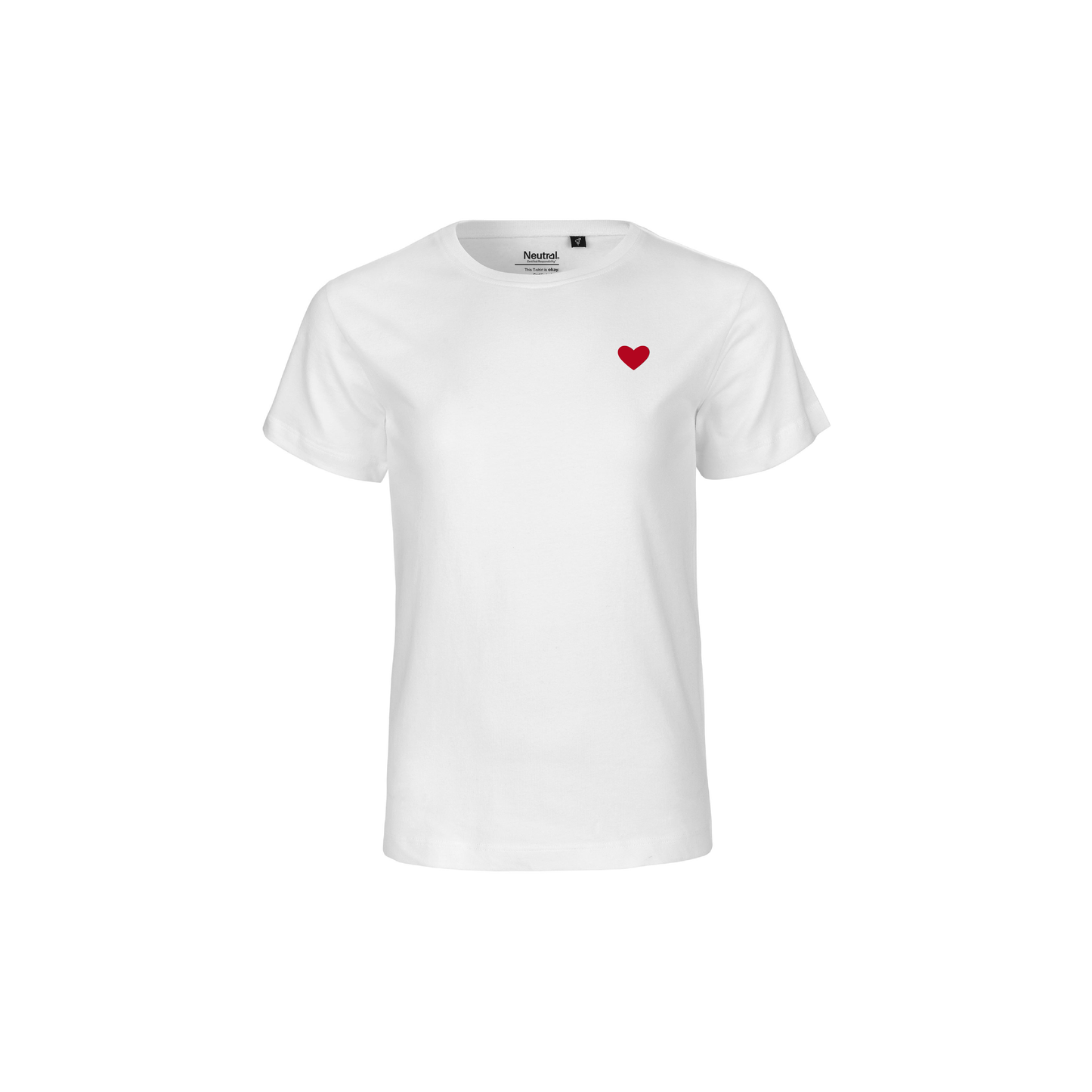 HerzShirt Kids // Weiß