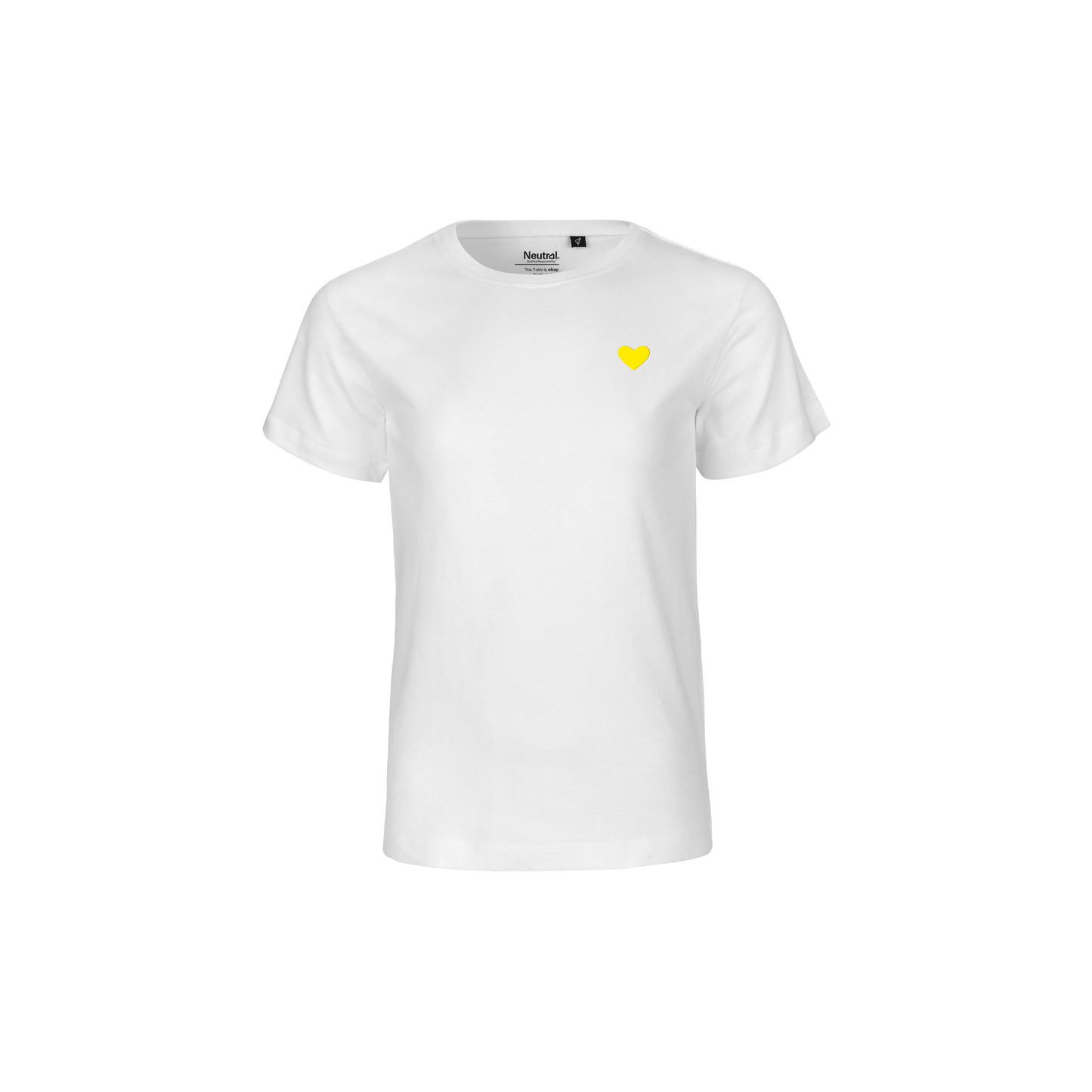 HerzShirt Kids // Weiß