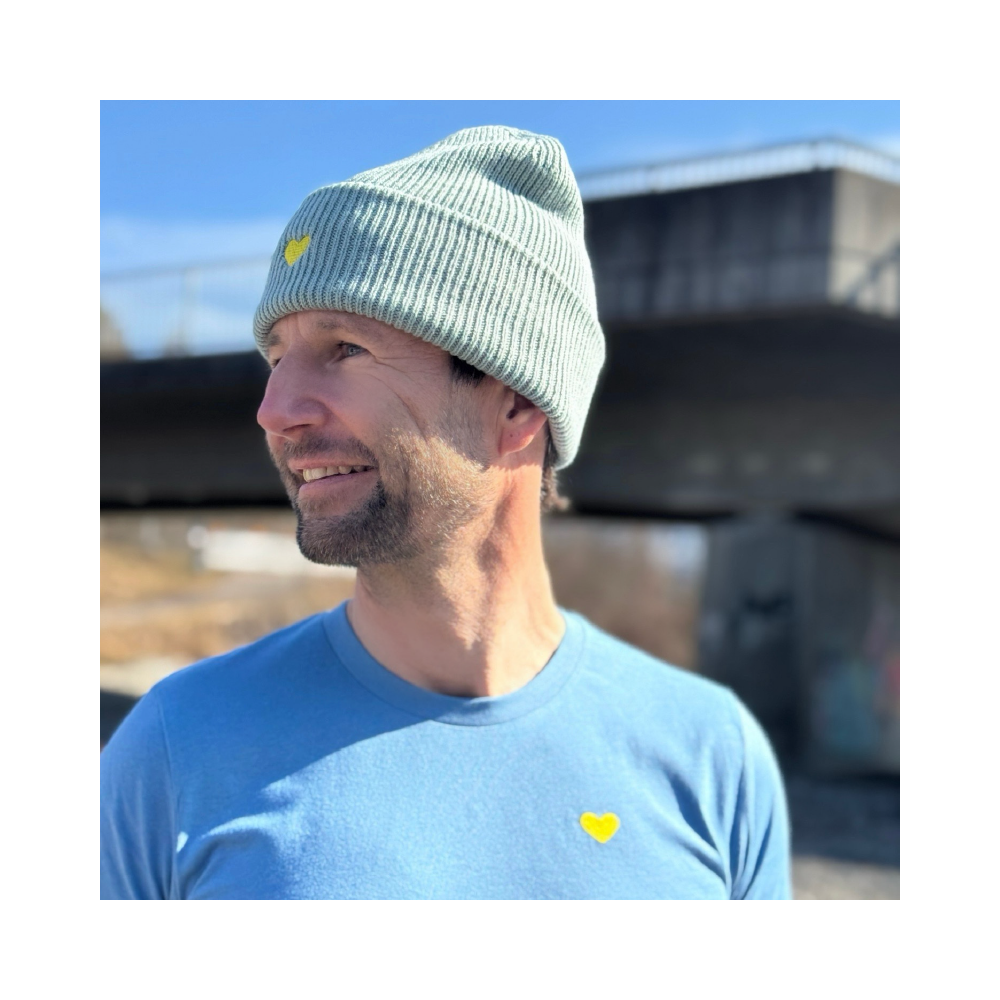 HerzShirt Men Rundhals // Indigoblau