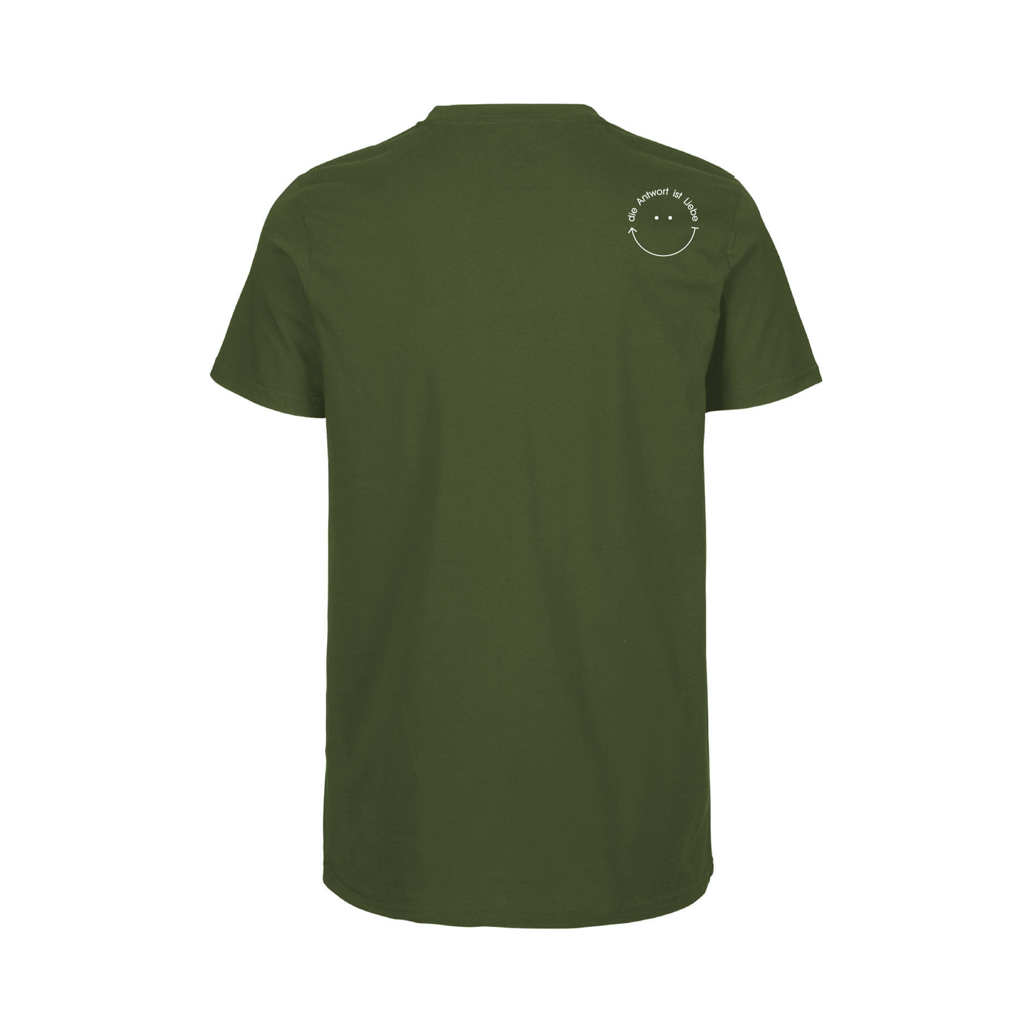 HerzShirt Men Rundhals // Moosgrün