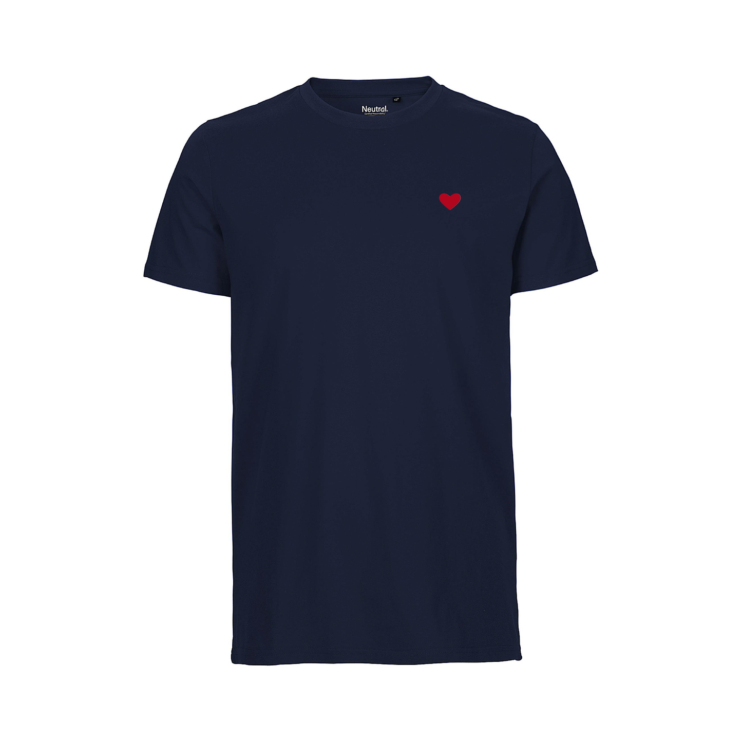 HerzShirt Men Rundhals // Nachtblau