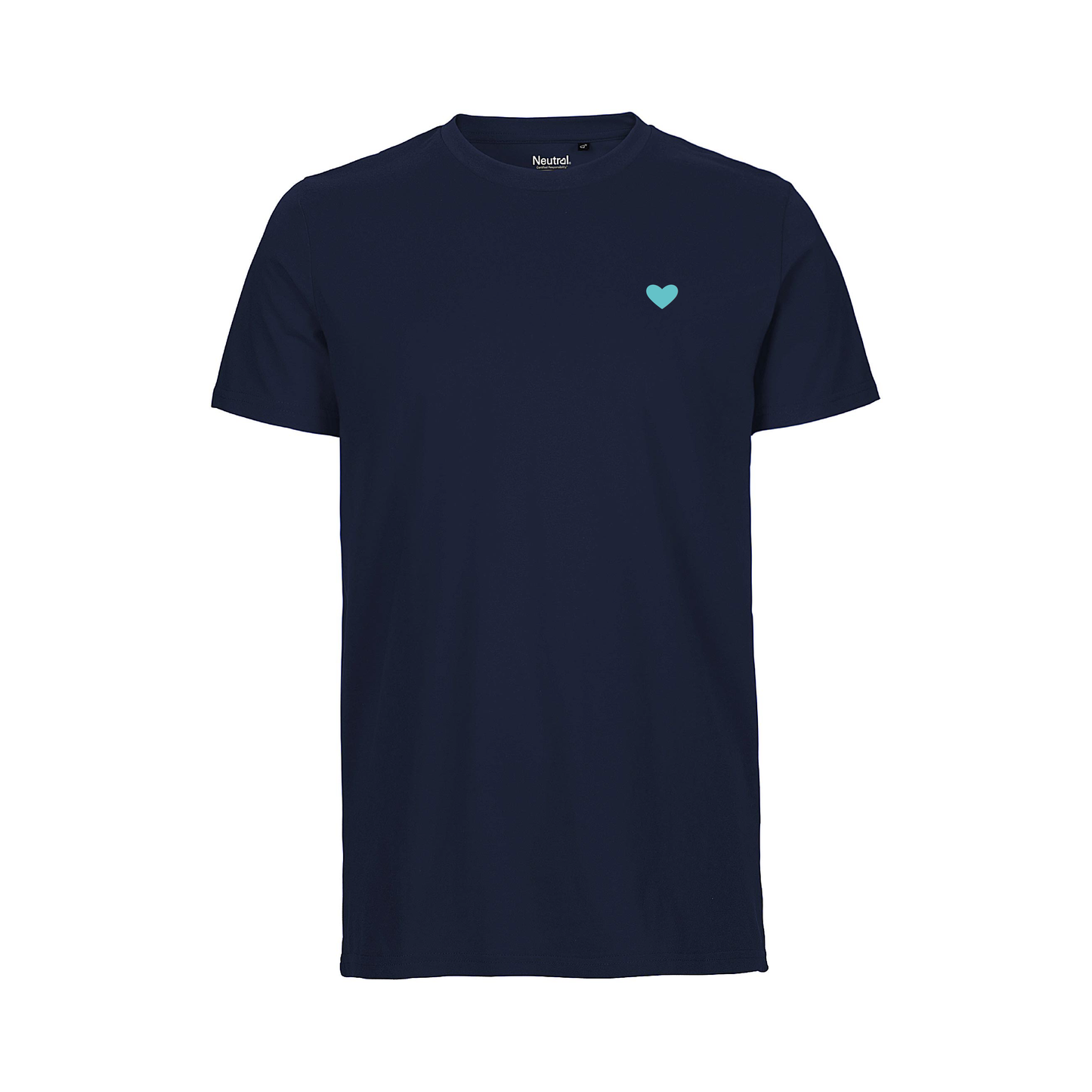 HerzShirt Men Rundhals // Nachtblau