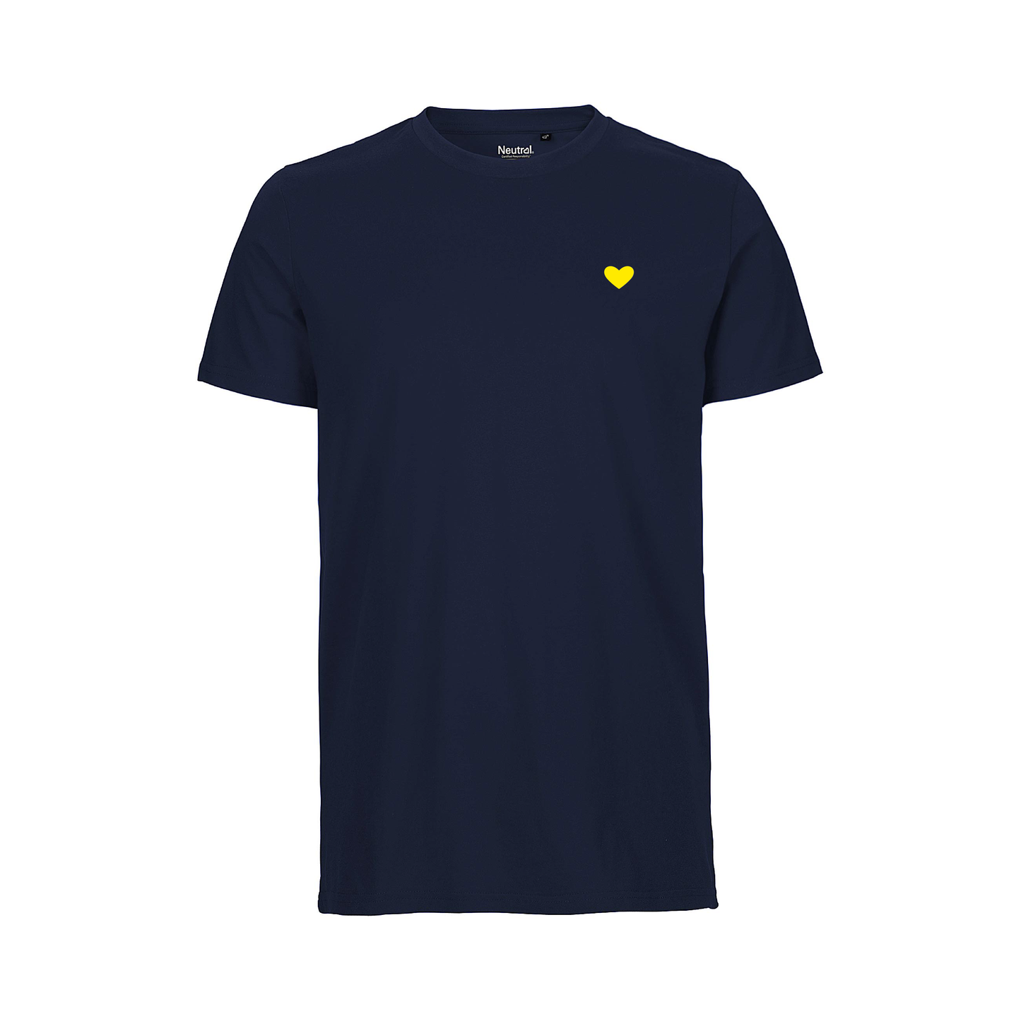 HerzShirt Men Rundhals // Nachtblau