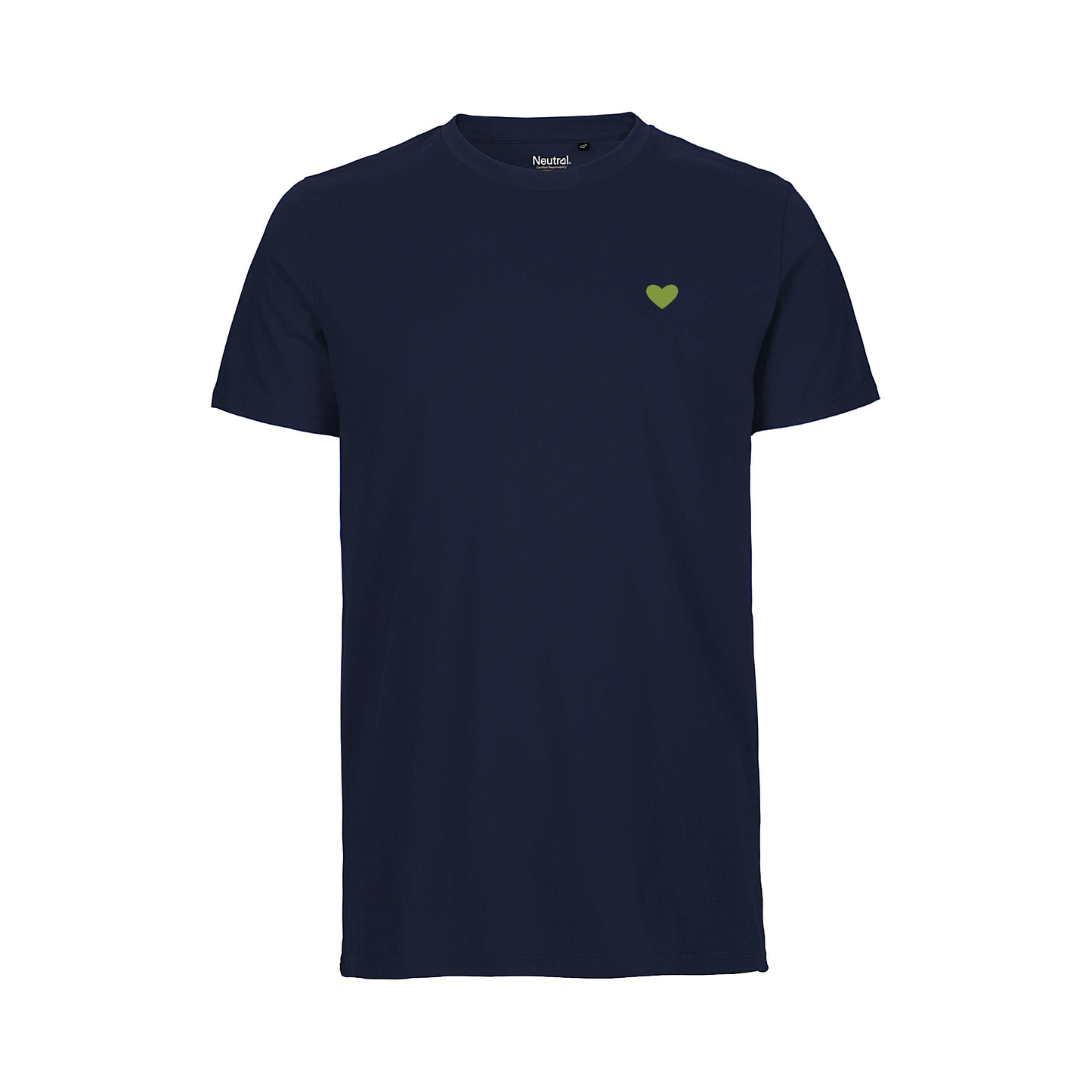 HerzShirt Men Rundhals // Nachtblau