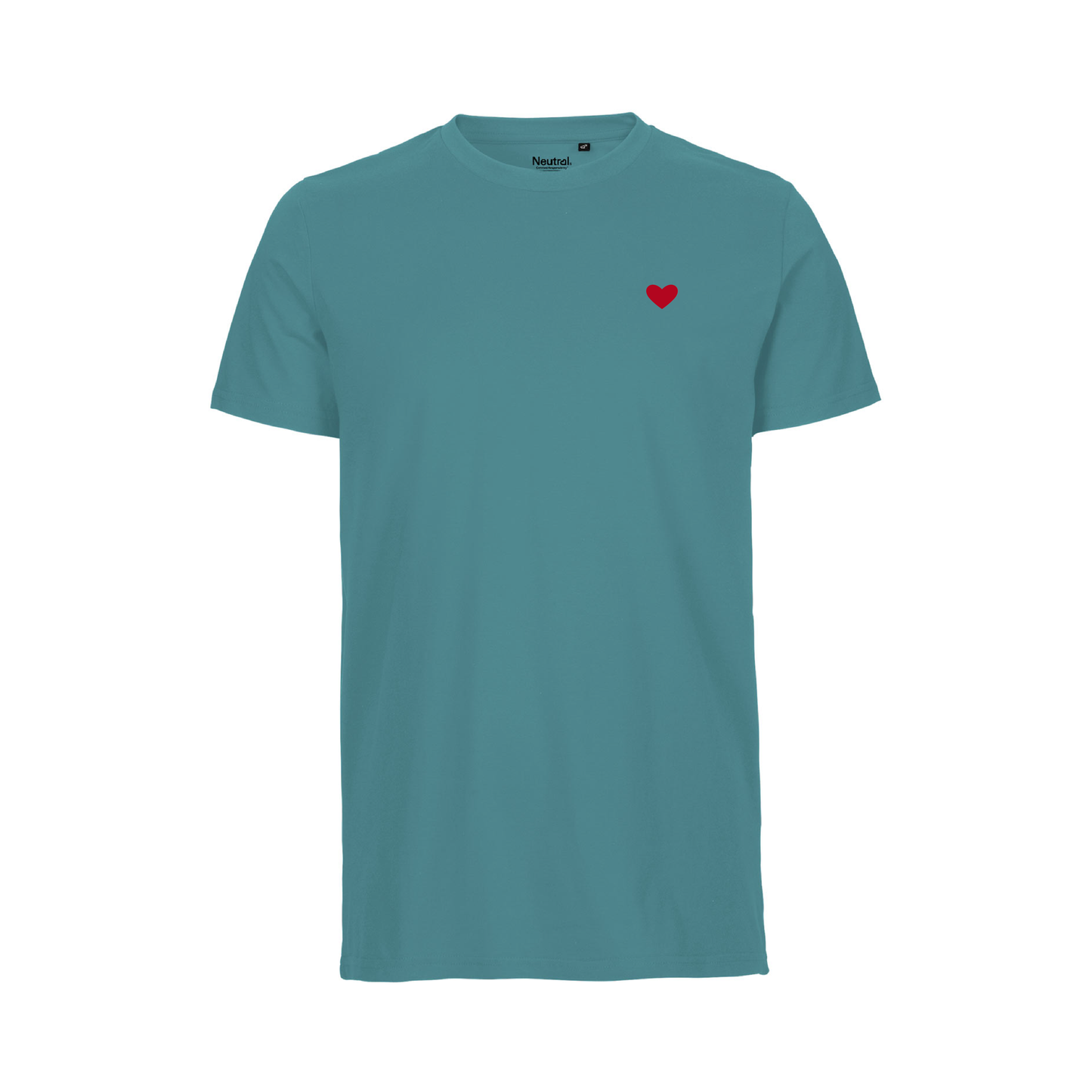 HerzShirt Men Rundhals // Petrol
