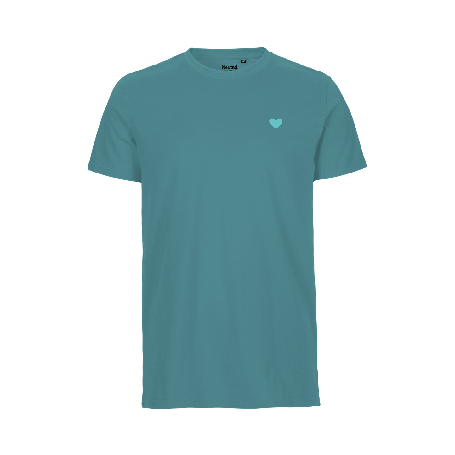 HerzShirt Men Rundhals // Petrol