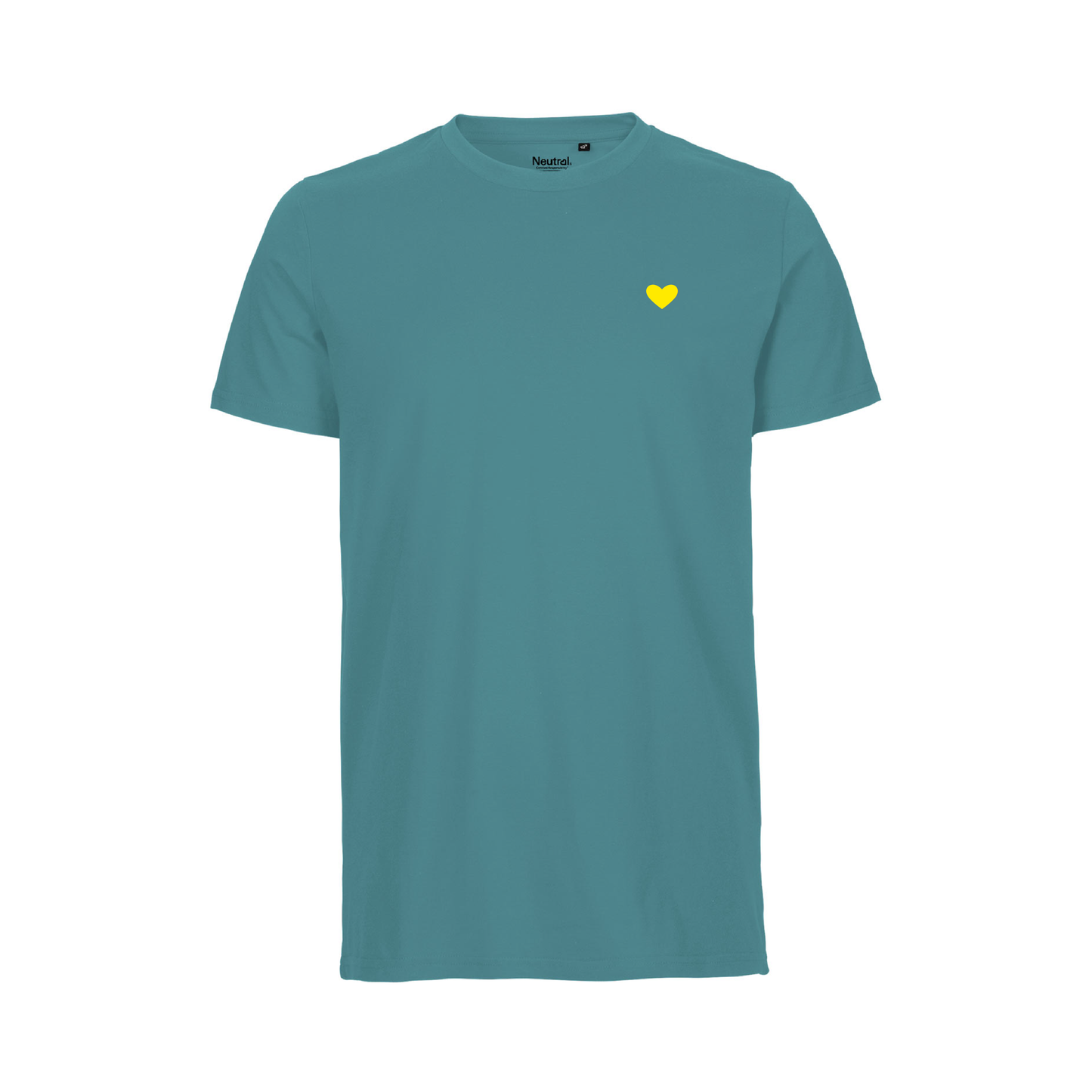 HerzShirt Men Rundhals // Petrol