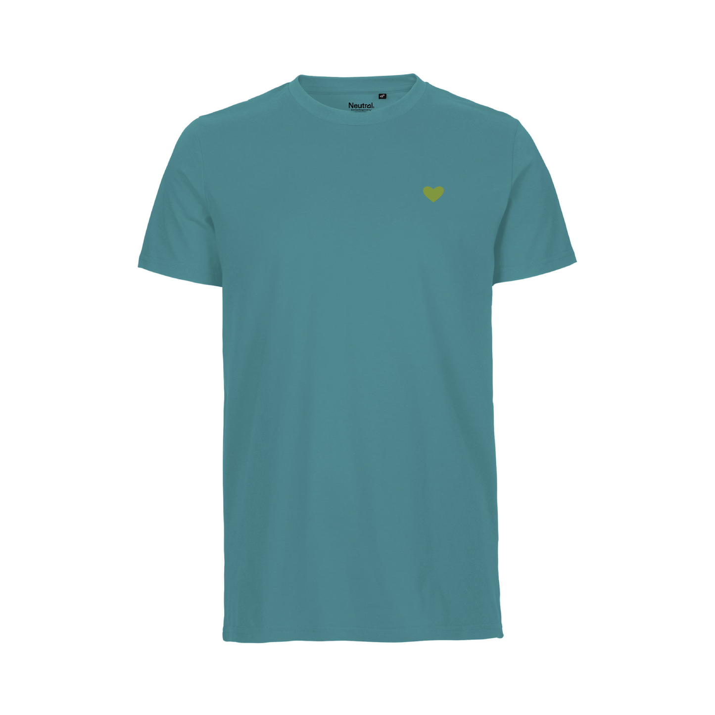 HerzShirt Men Rundhals // Petrol