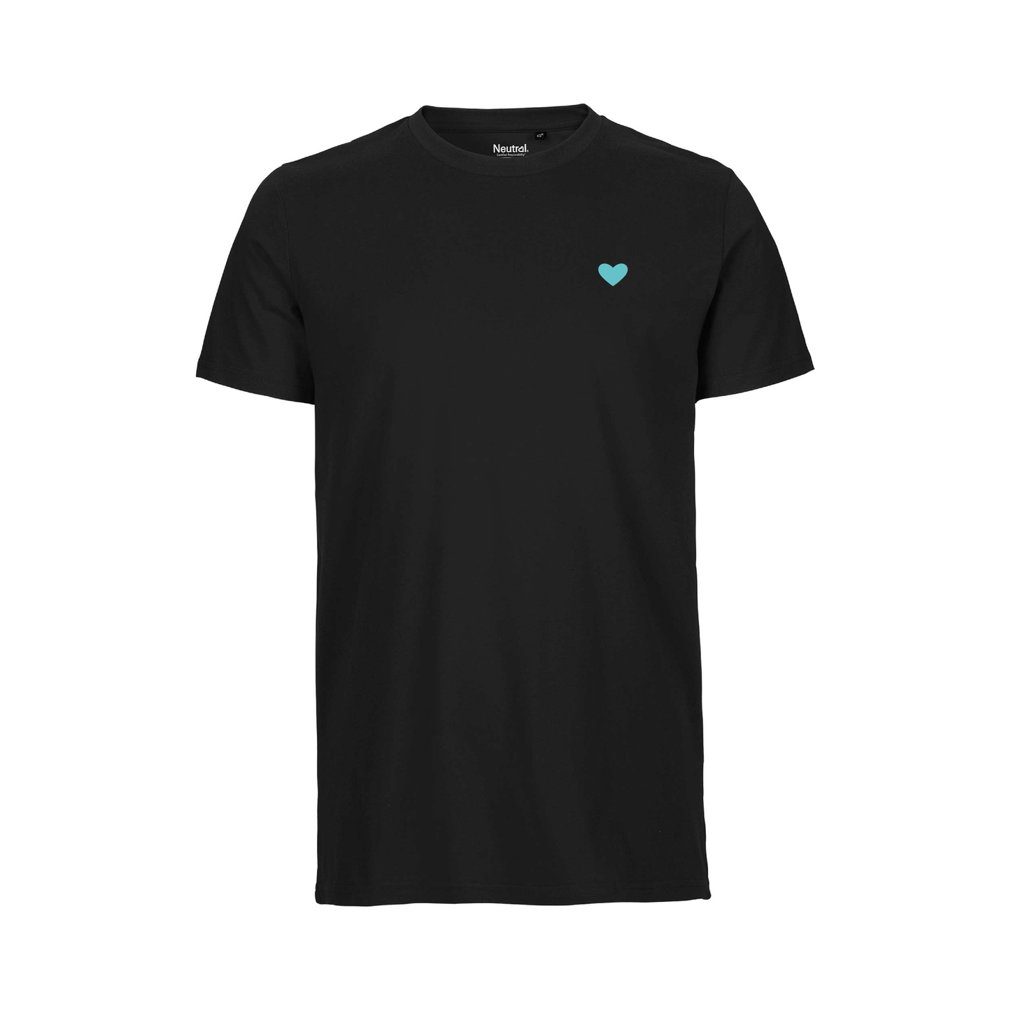 HerzShirt Men Rundhals // Schwarz