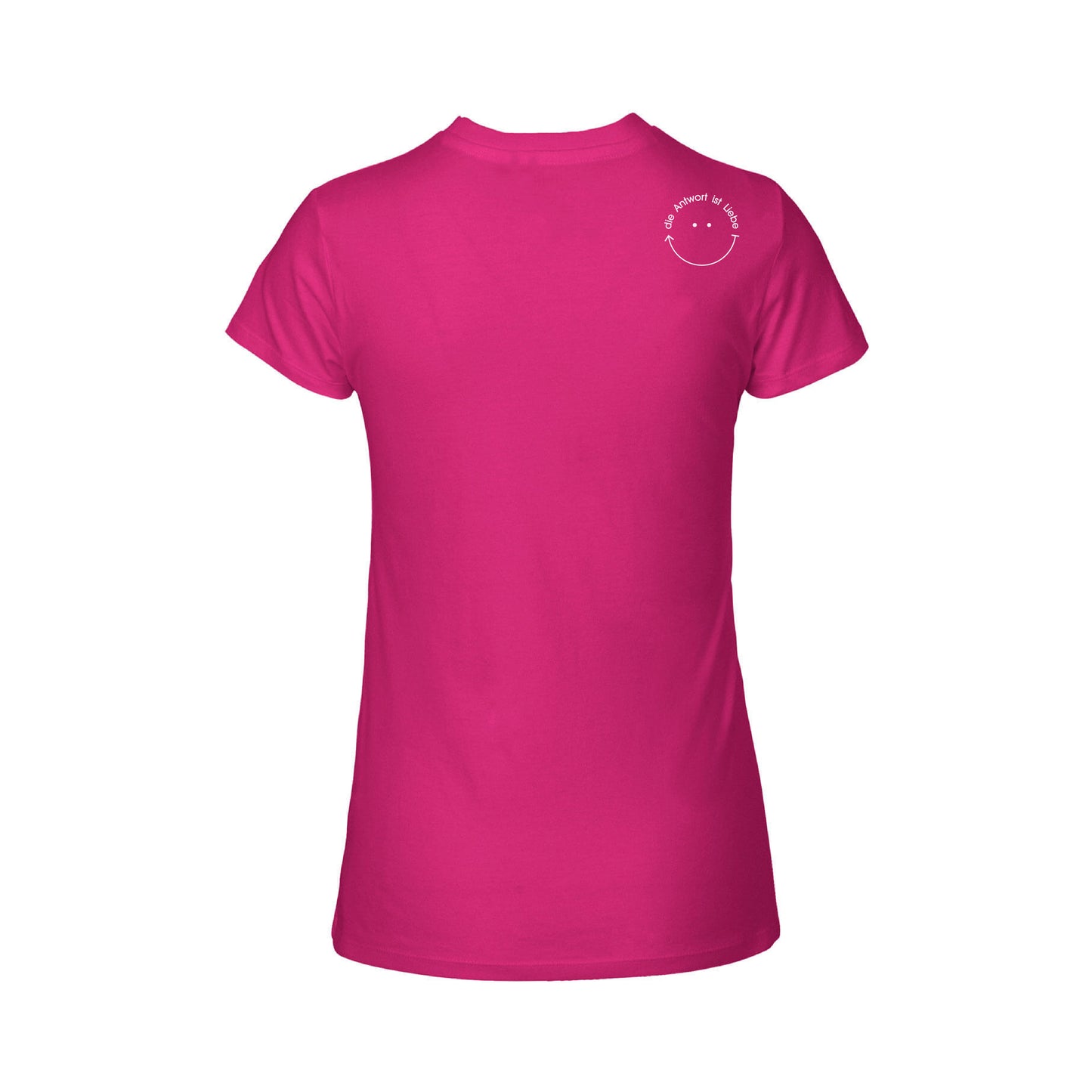 HerzShirt Women Rundhals // Fuchsia