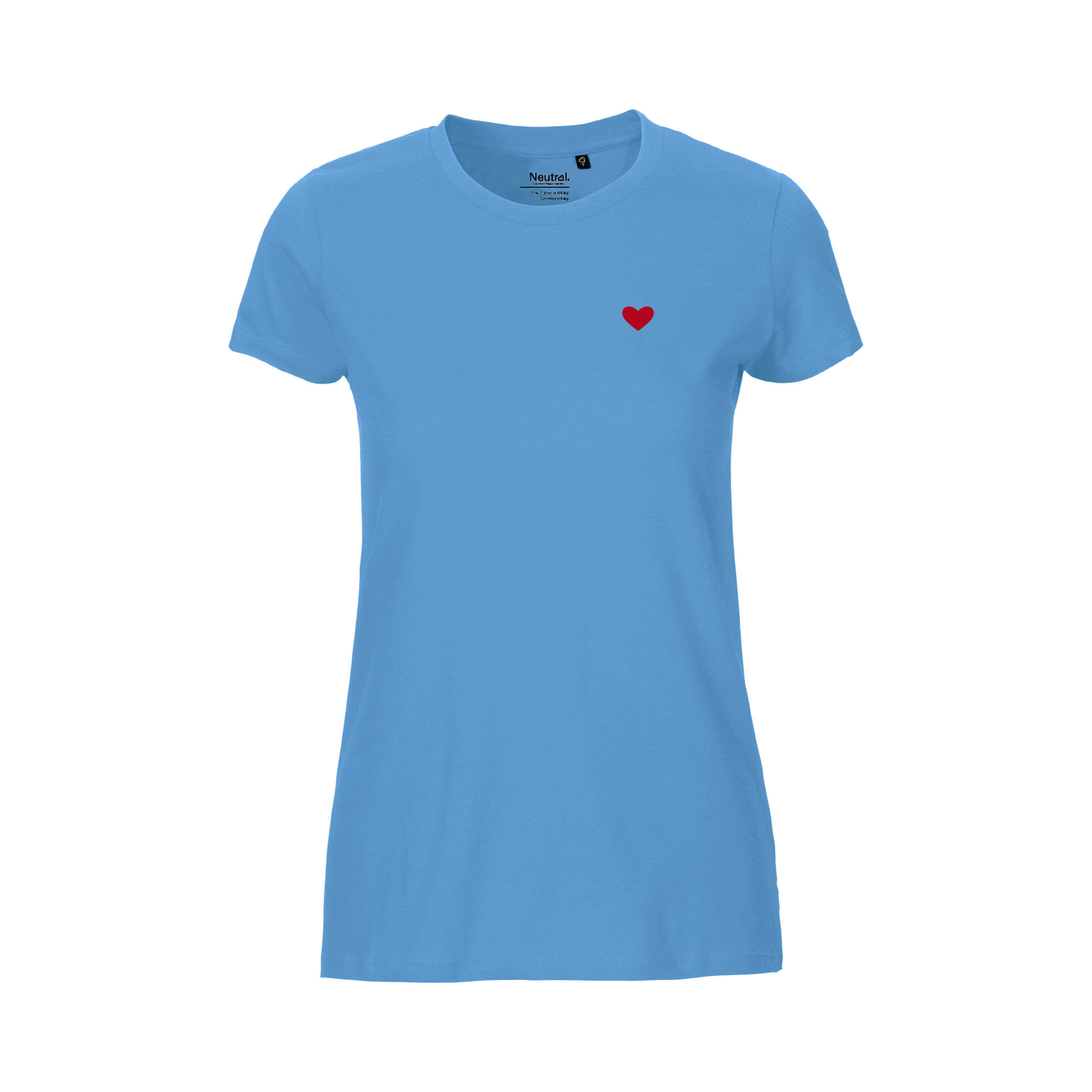 HerzShirt Women Rundhals // Indigoblau