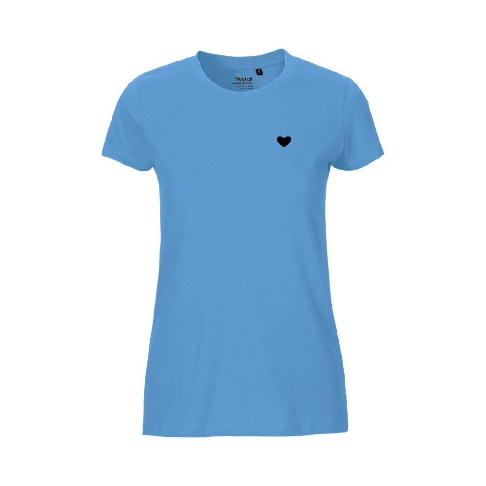 HerzShirt Women Rundhals // Indigoblau