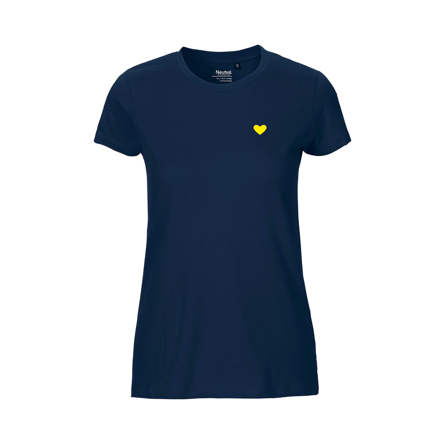 HerzShirt Women Rundhals // Nachtblau