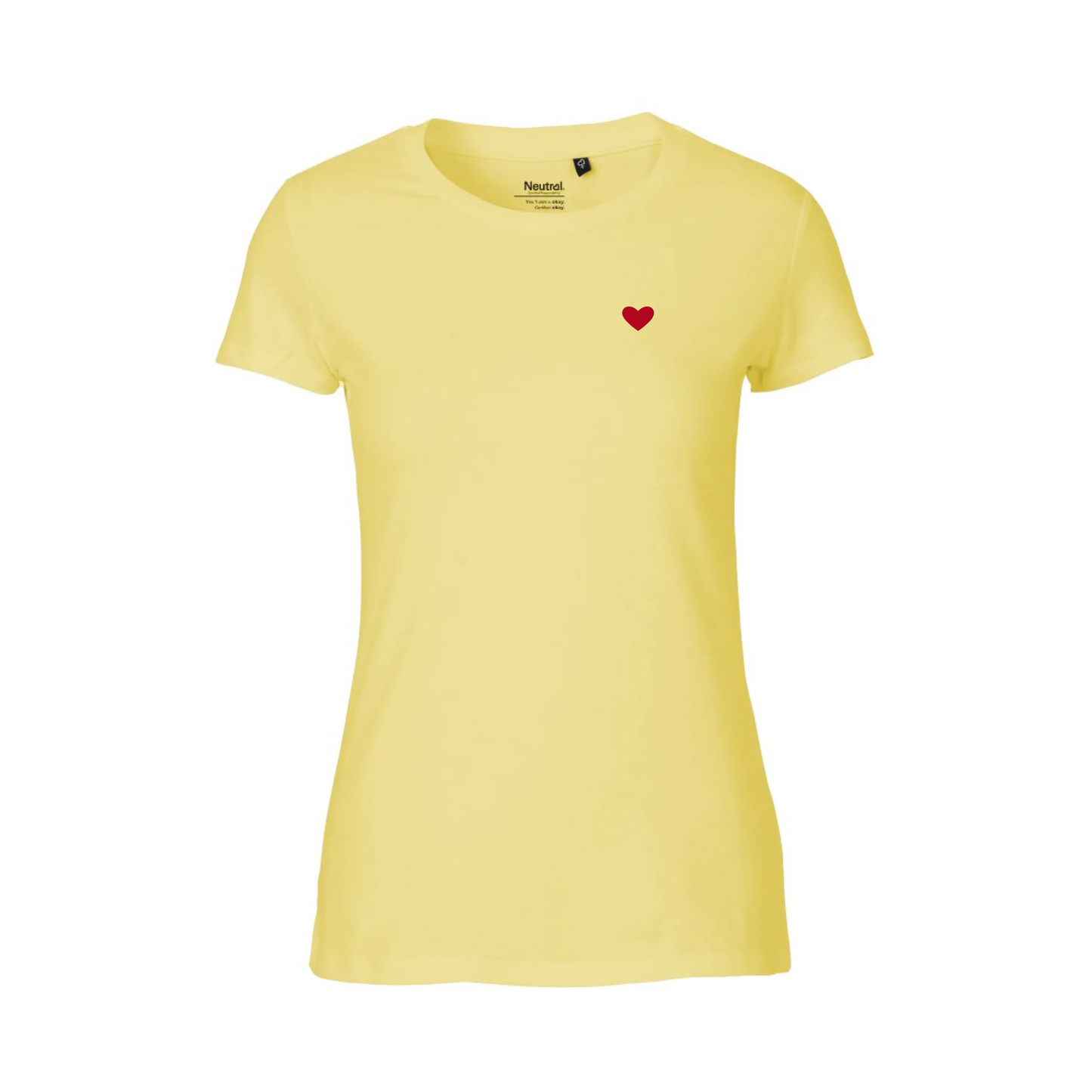 HerzShirt Women Rundhals // Sonnenstaub