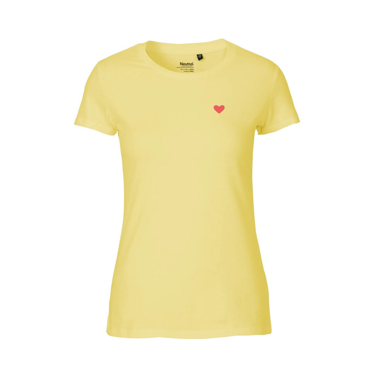 HerzShirt Women Rundhals // Sonnenstaub