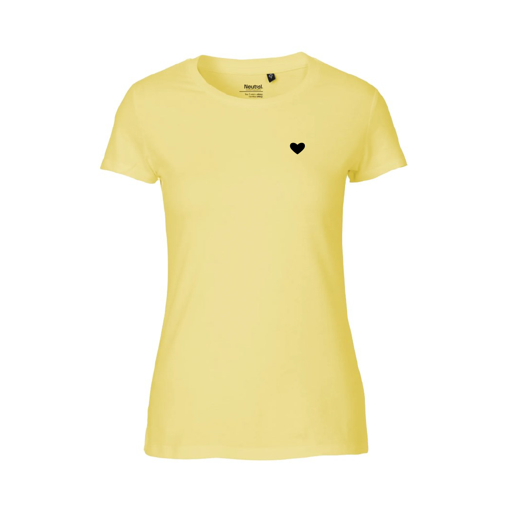 HerzShirt Women Rundhals // Sonnenstaub