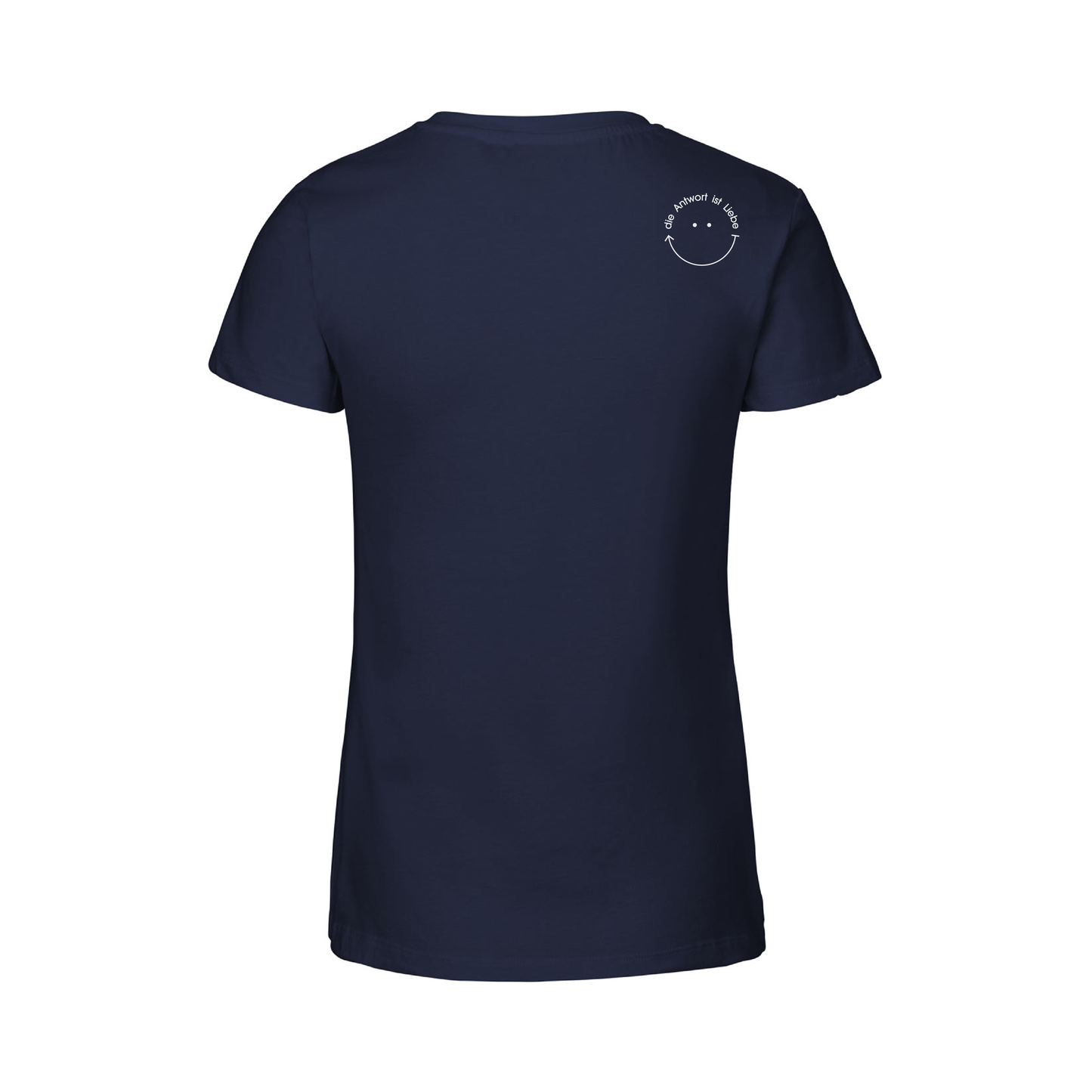 HerzShirt Women V-Neck // Nachtblau