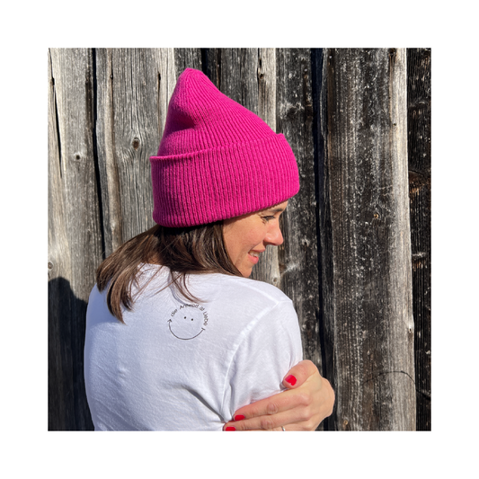 HerzBeanie // Fuchsia