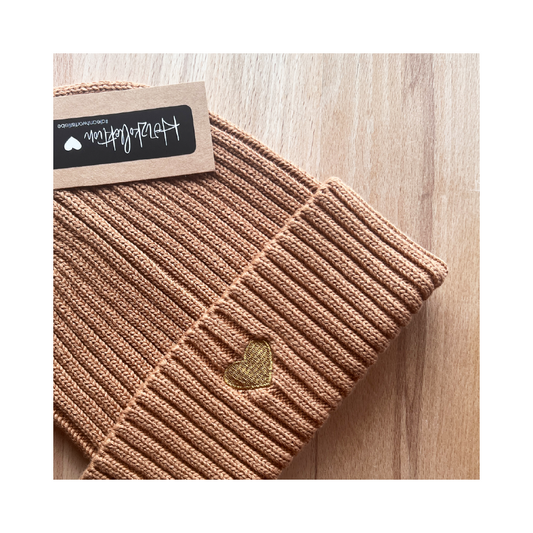 HerzBeanie Kids Karamell-Gold // sofort verfügbar
