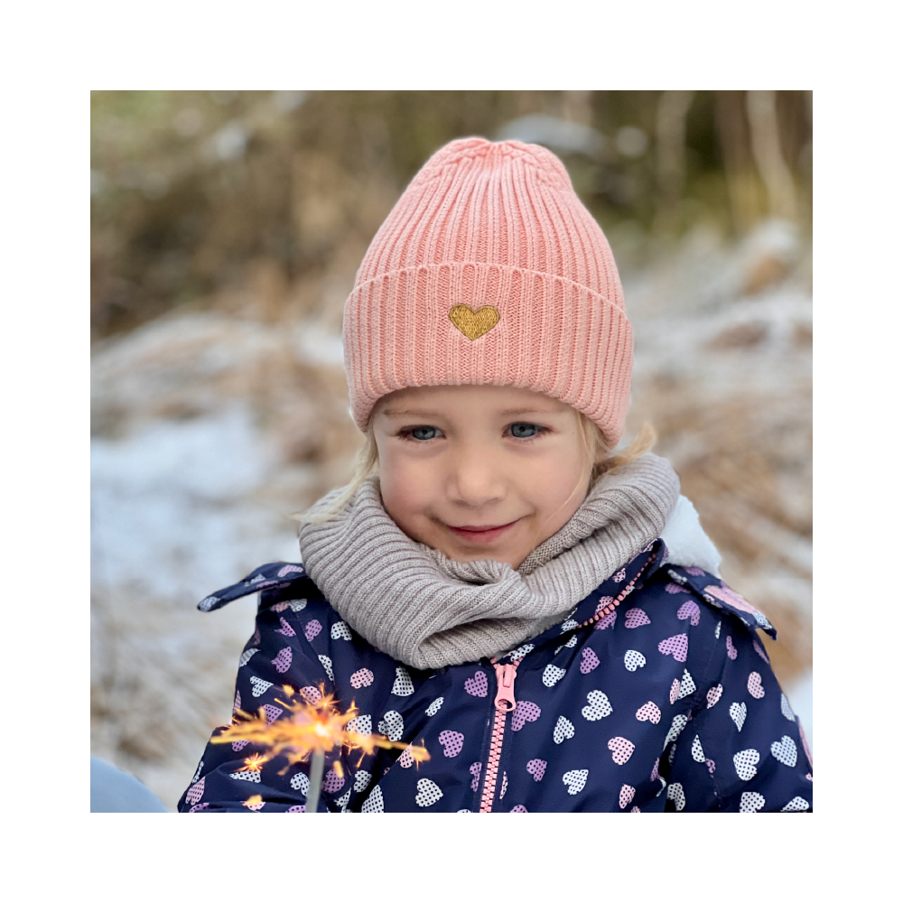 HerzBeanie Kids // Puder