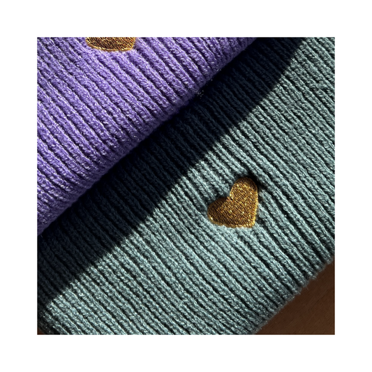 HerzBeanie Marinegrün // X-MAS✨Special