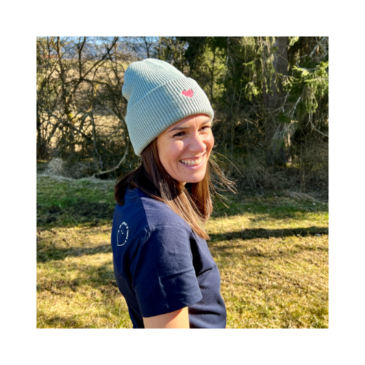 HerzBeanie // Salbei // sofort verfügbar