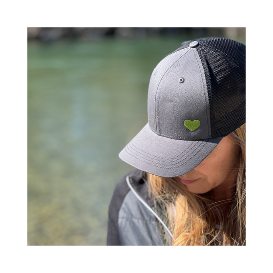 HerzCap Trucker // Graphit-Schwarz