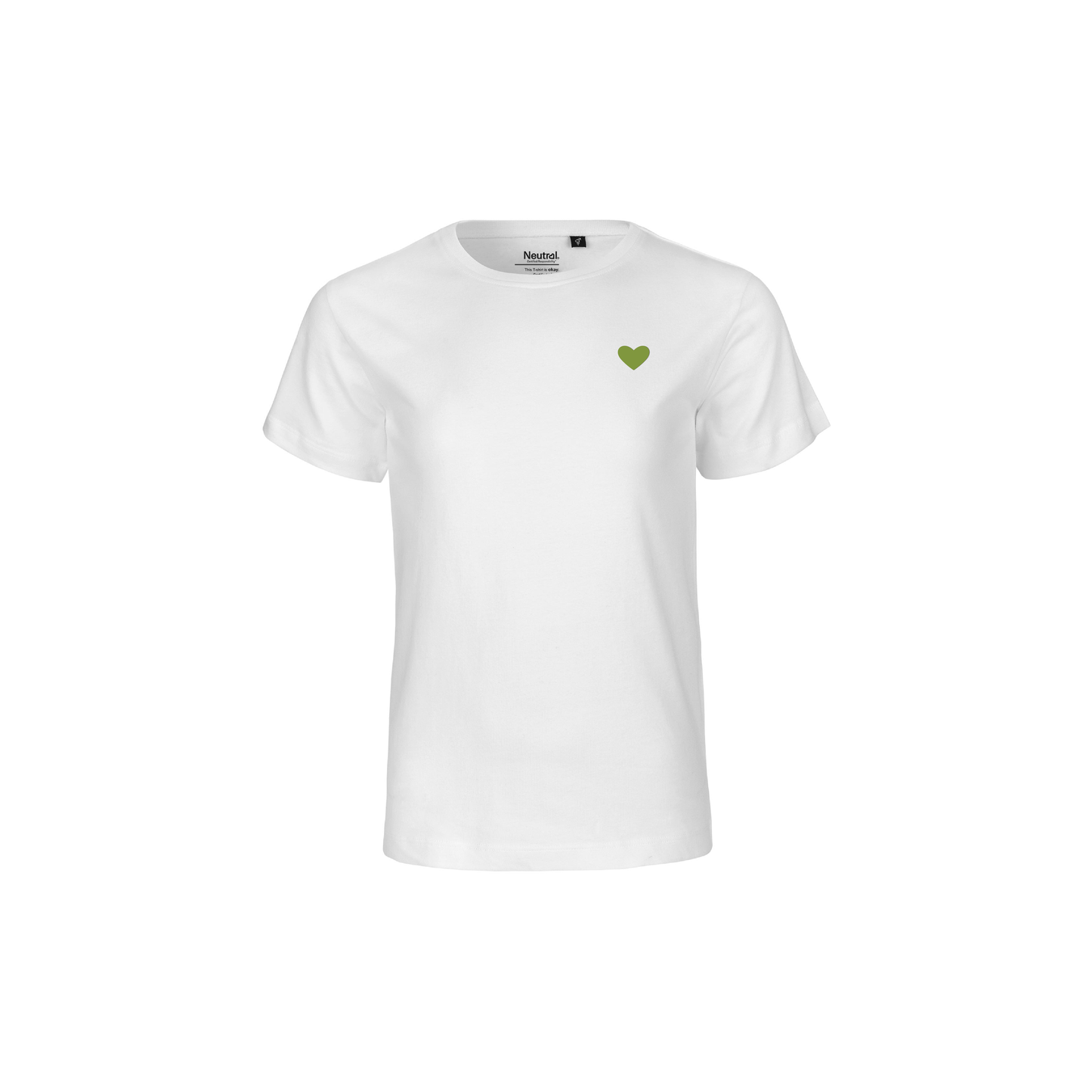 HerzShirt Kids // Weiß