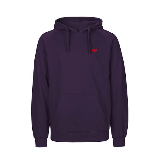 HerzHoodie Men // Aubergine