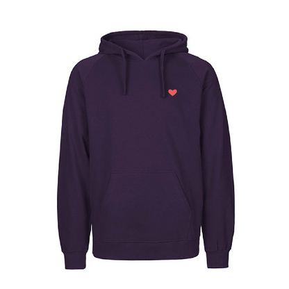 HerzHoodie Men // Aubergine