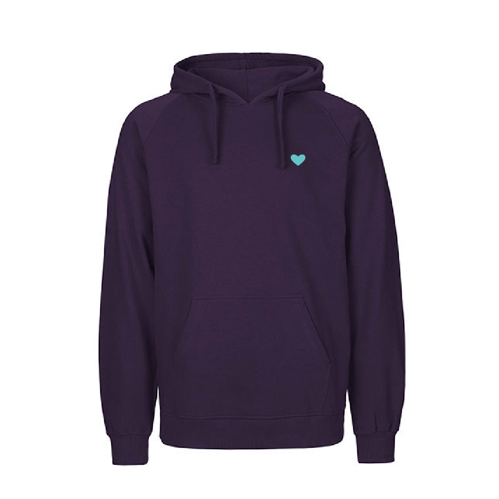 HerzHoodie Men // Aubergine