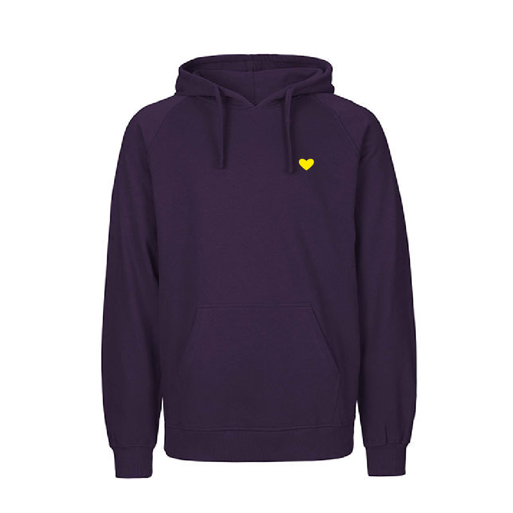 HerzHoodie Men // Aubergine