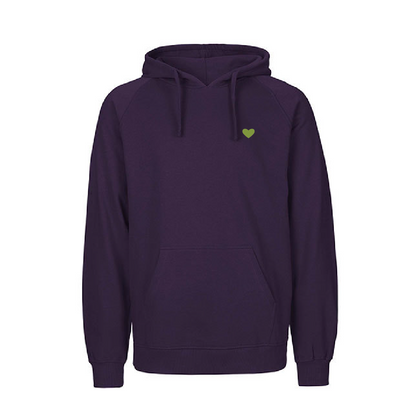 HerzHoodie Men // Aubergine