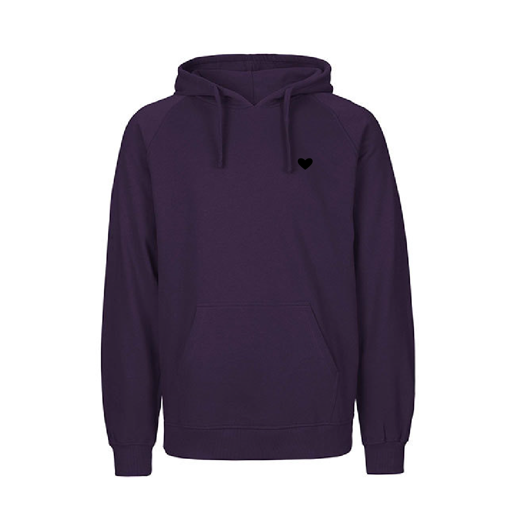 HerzHoodie Men // Aubergine