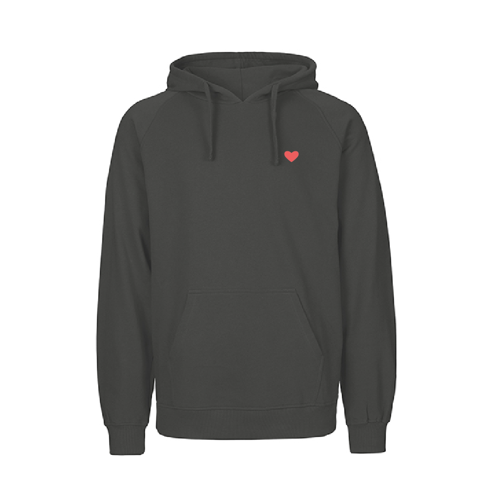 HerzHoodie Men // Graphit