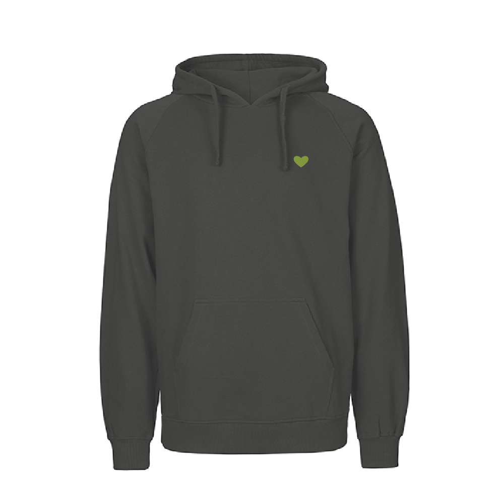 HerzHoodie Men // Graphit