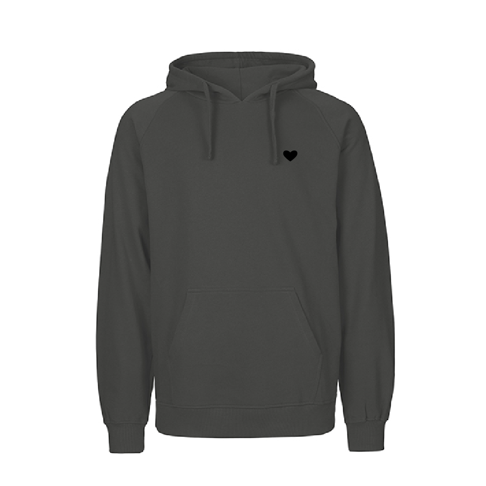 HerzHoodie Men // Graphit