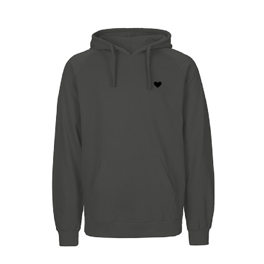 HerzHoodie Men // Graphit