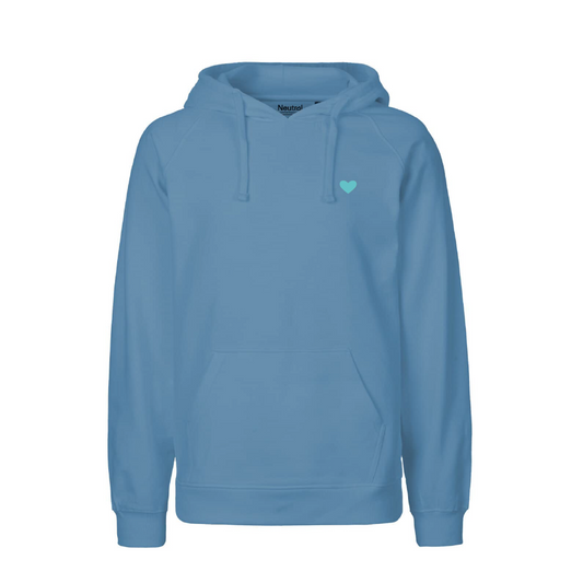 HerzHoodie Men // Indigoblau