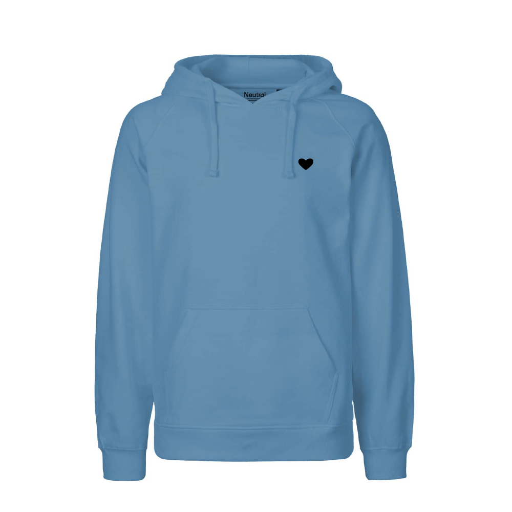 HerzHoodie Men // Indigoblau